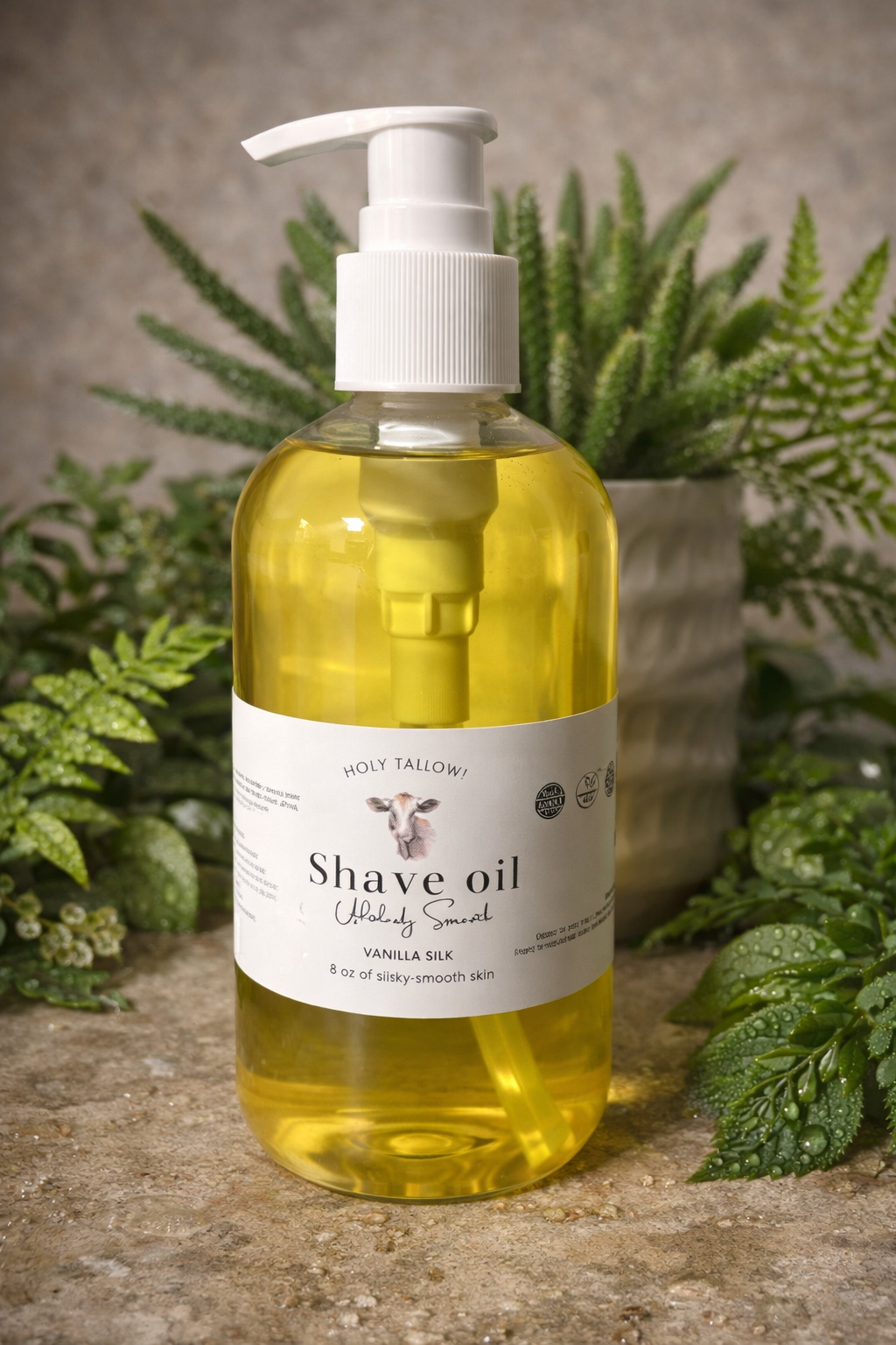 Udderly Silky Beef Tallow Shave oil - 7oz