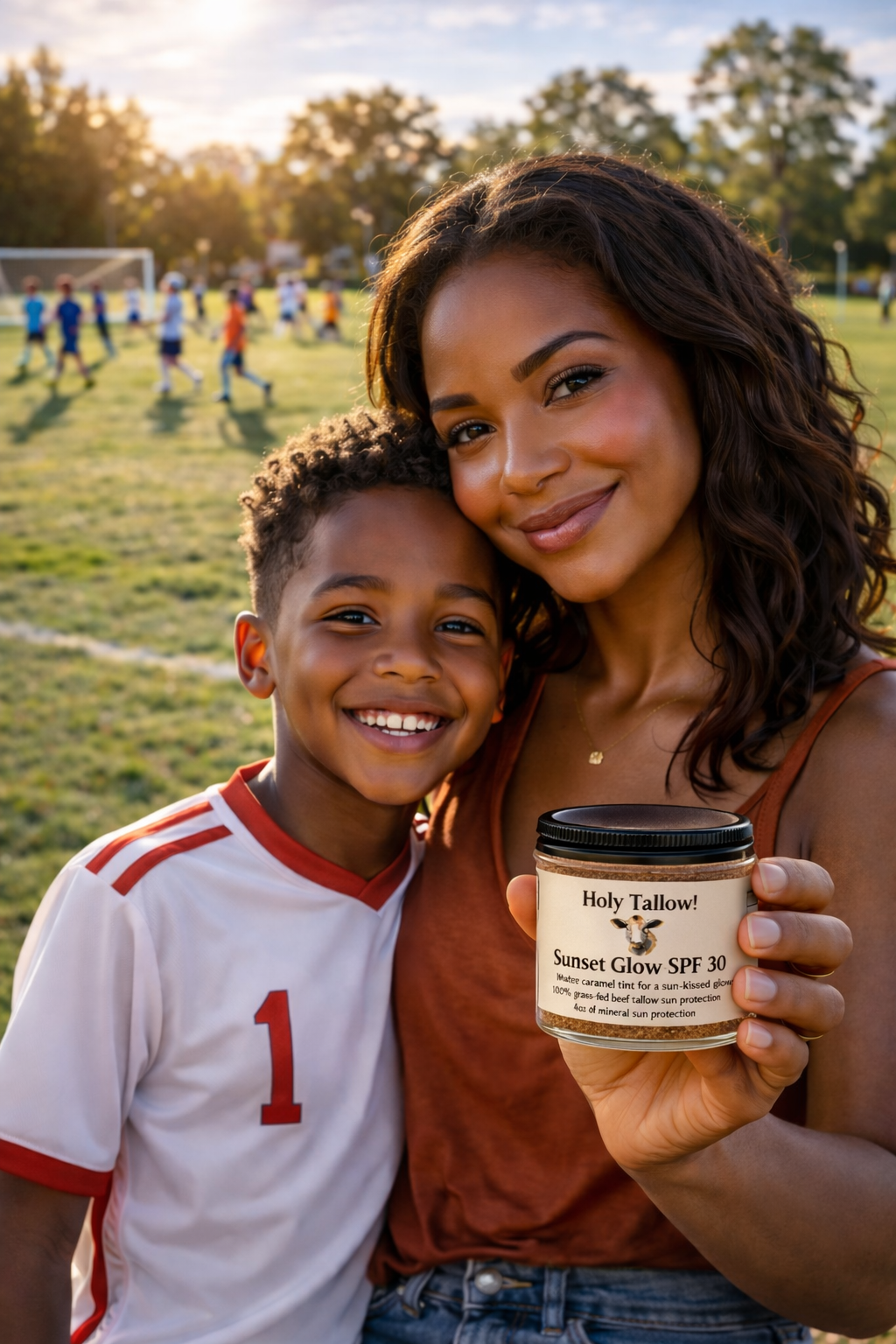 Sunset Glow SPF 30 | Mineral Tallow Tinted Sunscreen I Non-toxic skin protection for everyone